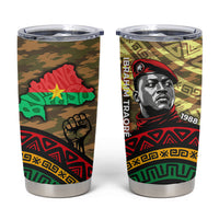 Ibrahim Traore Burkina Faso Tumbler Cup West African Revolutionary Art