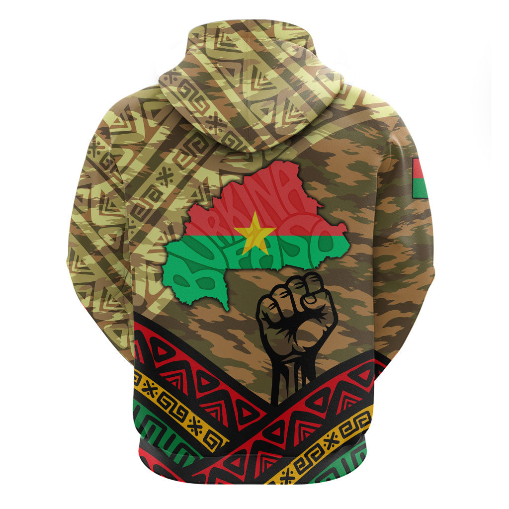 Ibrahim Traore Burkina Faso Zip Hoodie West African Revolutionary Art