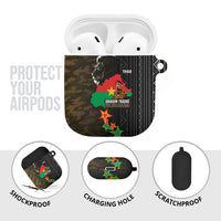 Ibrahim Traore Burkina Faso Make Africa Great Again AirPods Case West African Patriotic Military Tribal Patterns