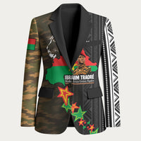 Ibrahim Traore Burkina Faso Make Africa Great Again Blazer West African Patriotic Military Tribal Patterns