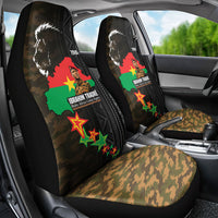 Ibrahim Traore Burkina Faso Make Africa Great Again Car Seat Cover West African Patriotic Military Tribal Patterns