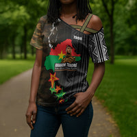 Ibrahim Traore Burkina Faso Make Africa Great Again Cross Shoulder Shirt West African Patriotic Military Tribal Patterns
