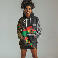 Ibrahim Traore Burkina Faso Make Africa Great Again Hoodie Dress West African Patriotic Military Tribal Patterns