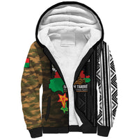 Ibrahim Traore Burkina Faso Make Africa Great Again Sherpa Hoodie West African Patriotic Military Tribal Patterns