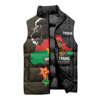 Ibrahim Traore Burkina Faso Make Africa Great Again Sleeveless Puffer Jacket West African Patriotic Military Tribal Patterns