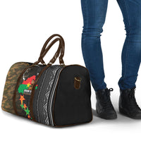 Ibrahim Traore Burkina Faso Make Africa Great Again Travel Bag West African Patriotic Military Tribal Patterns