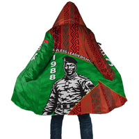 Ibrahim Traore Burkina Faso Fearless Leadership Cloak West African Tribal Pattern And Patriotic Camo Art