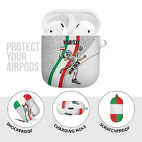 Personalized Iran Football Cheetah AirPods Case Persian Cheetah Graphic With Iranian Flag And Symbol