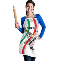 Personalized Iran Football Cheetah Apron Persian Cheetah Graphic With Iranian Flag And Symbol