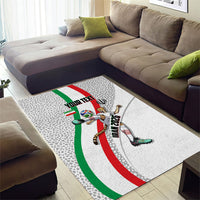 Personalized Iran Football Cheetah Area Rug Persian Cheetah Graphic With Iranian Flag And Symbol