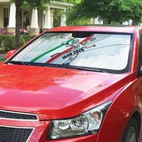 Personalized Iran Football Cheetah Auto Sun Shade Persian Cheetah Graphic With Iranian Flag And Symbol