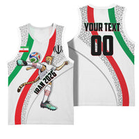 Personalized Iran Football Cheetah Basketball Jersey Persian Cheetah Graphic With Iranian Flag And Symbol