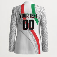 Personalized Iran Football Cheetah Blazer Persian Cheetah Graphic With Iranian Flag And Symbol