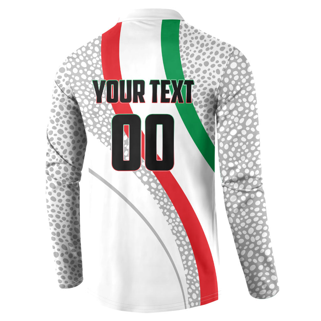 Personalized Iran Football Cheetah Button Sweatshirt Persian Cheetah Graphic With Iranian Flag And Symbol