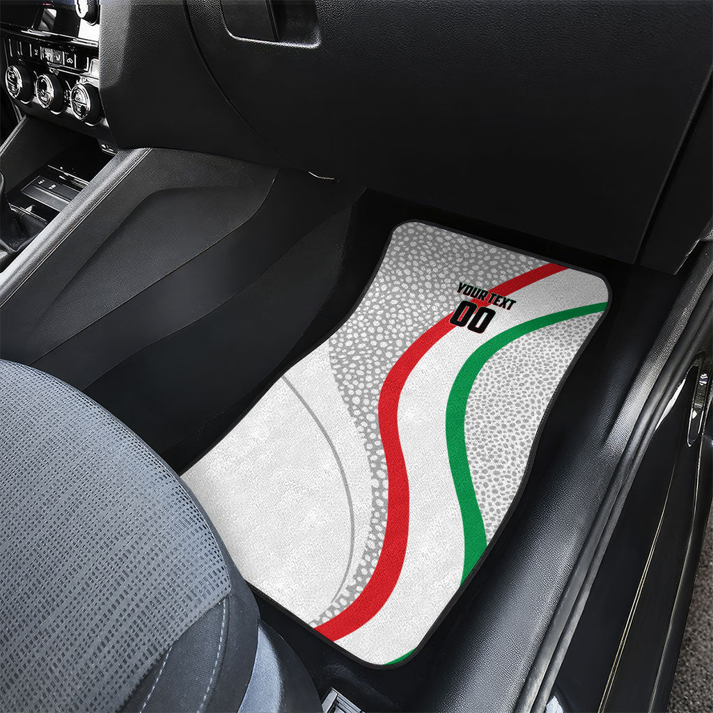Personalized Iran Football Cheetah Car Mats Persian Cheetah Graphic With Iranian Flag And Symbol