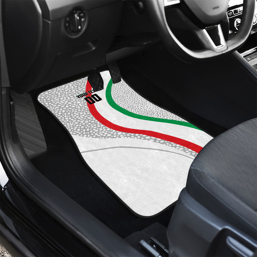 Personalized Iran Football Cheetah Car Mats Persian Cheetah Graphic With Iranian Flag And Symbol
