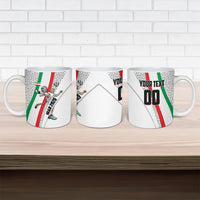 Personalized Iran Football Cheetah Ceramic Mug Persian Cheetah Graphic With Iranian Flag And Symbol