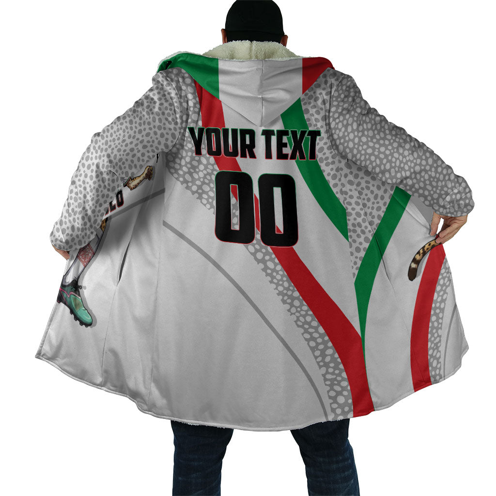 Personalized Iran Football Cheetah Cloak Persian Cheetah Graphic With Iranian Flag And Symbol