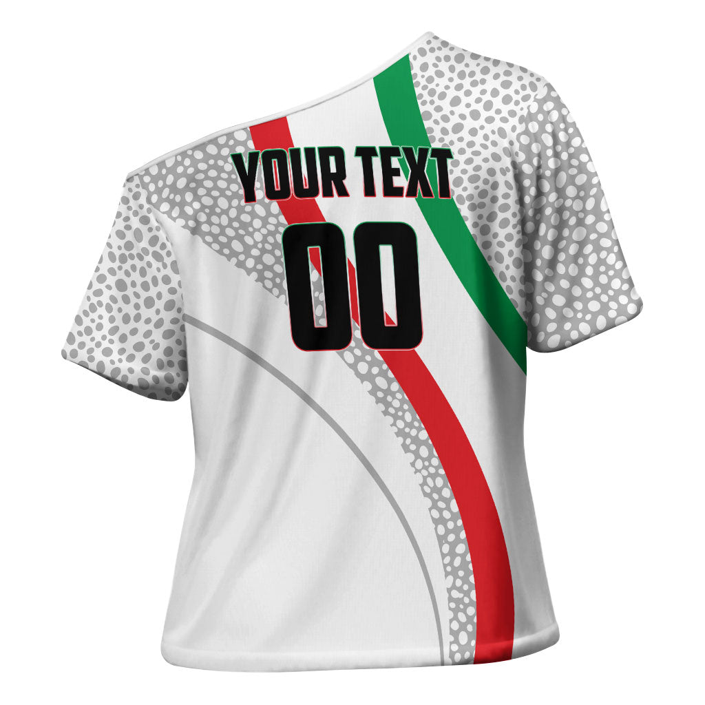 Personalized Iran Football Cheetah Cross Shoulder Shirt Persian Cheetah Graphic With Iranian Flag And Symbol