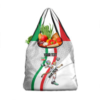 Personalized Iran Football Cheetah Grocery Bag Persian Cheetah Graphic With Iranian Flag And Symbol