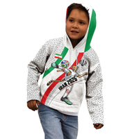 Personalized Iran Football Cheetah Kid Hoodie Persian Cheetah Graphic With Iranian Flag And Symbol