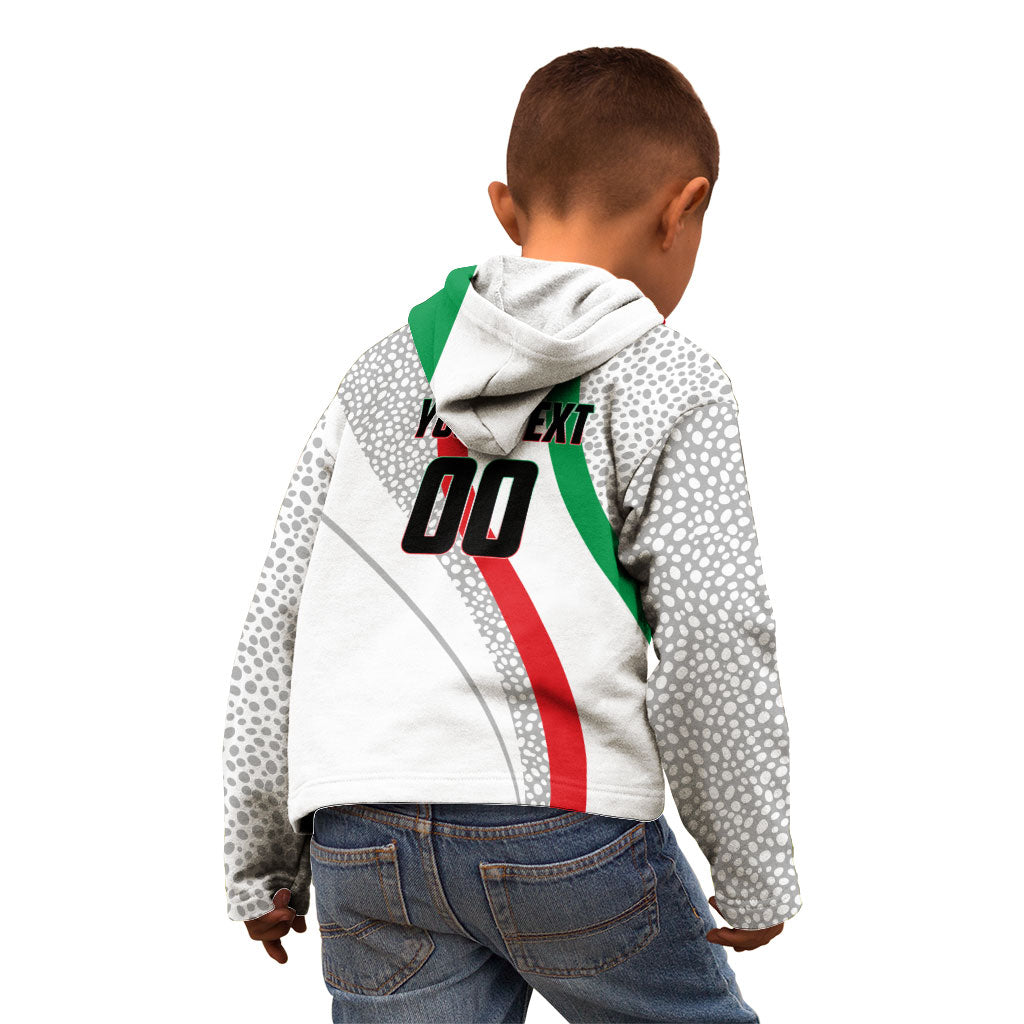 Personalized Iran Football Cheetah Kid Hoodie Persian Cheetah Graphic With Iranian Flag And Symbol
