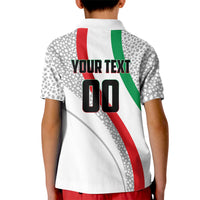 Personalized Iran Football Cheetah Kid Polo Shirt Persian Cheetah Graphic With Iranian Flag And Symbol
