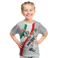 Personalized Iran Football Cheetah Kid T Shirt Persian Cheetah Graphic With Iranian Flag And Symbol