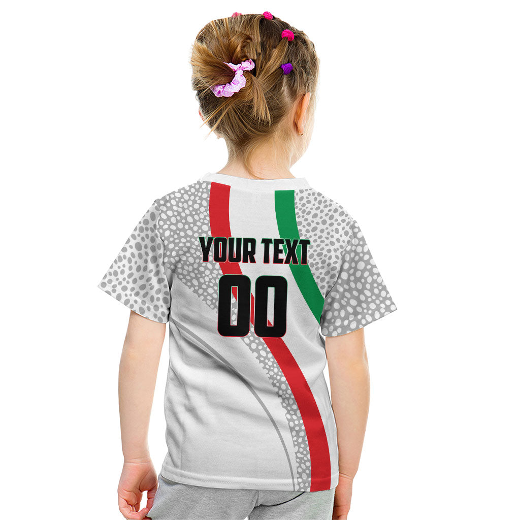 Personalized Iran Football Cheetah Kid T Shirt Persian Cheetah Graphic With Iranian Flag And Symbol