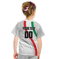 Personalized Iran Football Cheetah Kid T Shirt Persian Cheetah Graphic With Iranian Flag And Symbol
