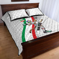 Personalized Iran Football Cheetah Quilt Bed Set Persian Cheetah Graphic With Iranian Flag And Symbol