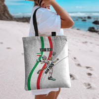 Personalized Iran Football Cheetah Tote Bag Persian Cheetah Graphic With Iranian Flag And Symbol