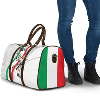 Personalized Iran Football Cheetah Travel Bag Persian Cheetah Graphic With Iranian Flag And Symbol