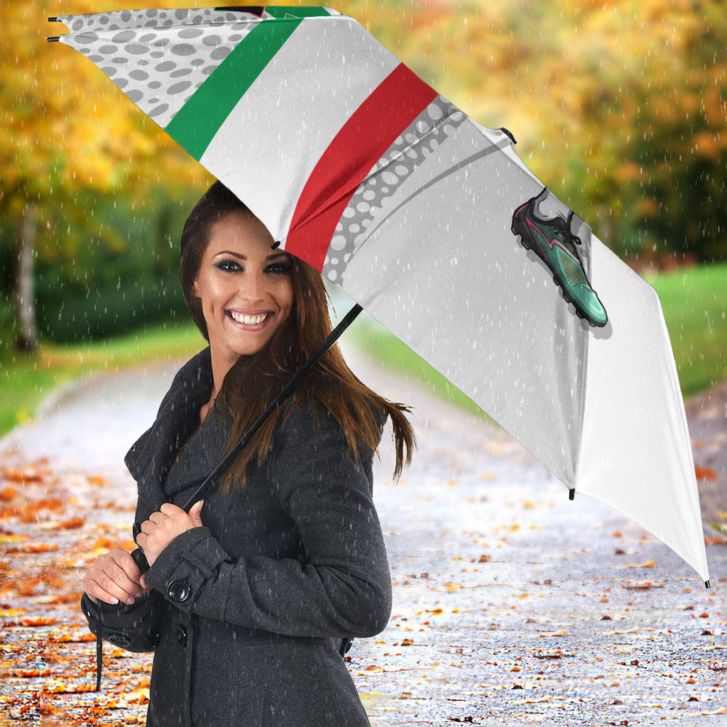 Personalized Iran Football Cheetah Umbrella Persian Cheetah Graphic With Iranian Flag And Symbol