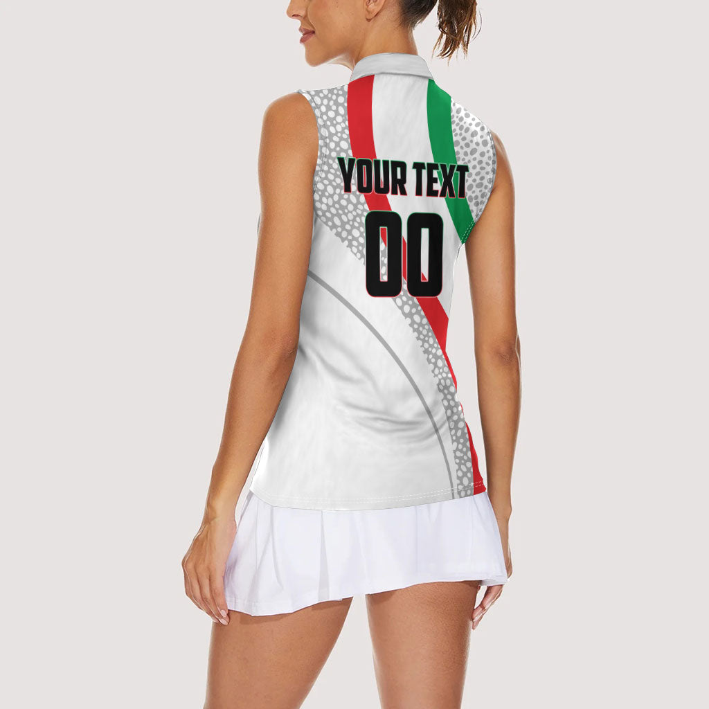 Personalized Iran Football Cheetah Women Sleeveless Polo Shirt Persian Cheetah Graphic With Iranian Flag And Symbol
