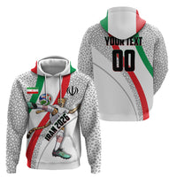 Personalized Iran Football Cheetah Zip Hoodie Persian Cheetah Graphic With Iranian Flag And Symbol