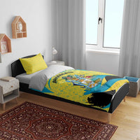 Bahamas Flag Bedding Set with National Coat of Arms and Sea Turtle Design - Wonder Print Shop