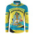 Bahamas Flag Button Sweatshirt with National Coat of Arms and Sea Turtle Design - Wonder Print Shop