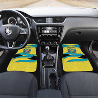 Bahamas Flag Car Mats with National Coat of Arms and Sea Turtle Design - Wonder Print Shop