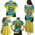 Bahamas Flag Family Matching Puletasi and Hawaiian Shirt with National Coat of Arms and Sea Turtle Design - Wonder Print Shop