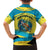 Bahamas Flag Family Matching Summer Maxi Dress and Hawaiian Shirt with National Coat of Arms and Sea Turtle Design - Wonder Print Shop