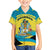 Bahamas Flag Family Matching Summer Maxi Dress and Hawaiian Shirt with National Coat of Arms and Sea Turtle Design - Wonder Print Shop