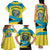 Bahamas Flag Family Matching Tank Maxi Dress and Hawaiian Shirt with National Coat of Arms and Sea Turtle Design - Wonder Print Shop