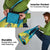 Bahamas Flag Grocery Bag with National Coat of Arms and Sea Turtle Design - Wonder Print Shop