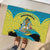 Bahamas Flag Rubber Doormat with National Coat of Arms and Sea Turtle Design - Wonder Print Shop
