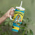 Bahamas Flag Tumbler With Handle with National Coat of Arms and Sea Turtle Design - Wonder Print Shop
