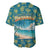 Bahamas Baseball Jersey with Tropical Beach Sunset Palm Tree Ocean Spirit