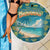 Bahamas Beach Blanket with Tropical Beach Sunset Palm Tree Ocean Spirit