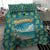 Bahamas Bedding Set with Tropical Beach Sunset Palm Tree Ocean Spirit