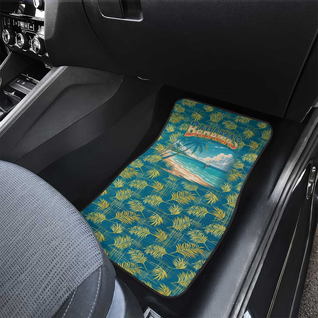 Bahamas Car Mats with Tropical Beach Sunset Palm Tree Ocean Spirit